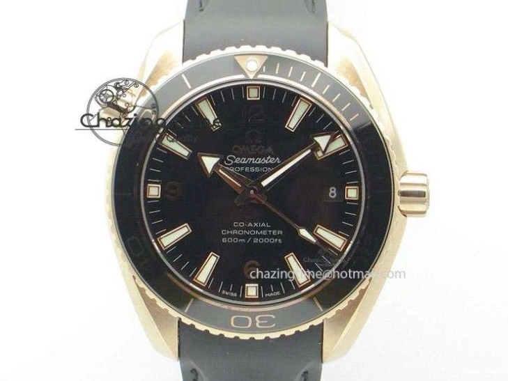 0327 Modern Seamaster 300M 007 YG URF 1:1 Best Edition White Dial Ceramic Bezel On Nylon Strap A 8115